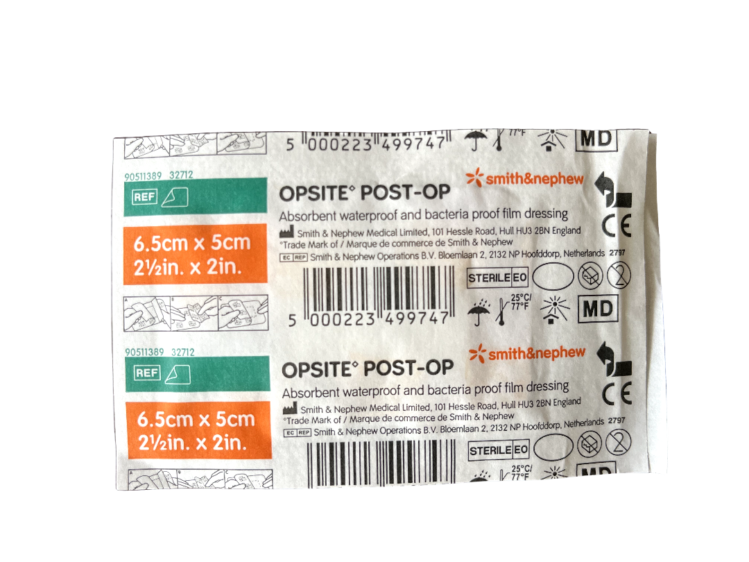 Opsite Post-Op 6.5cm x 5cm, 1's