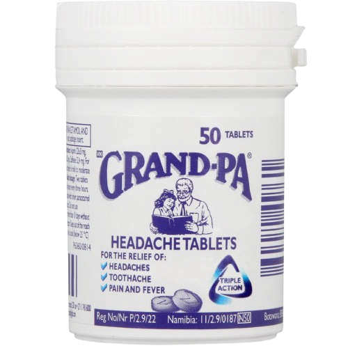 Grand-Pa Headache Tablets, 50's