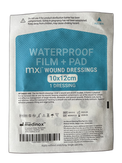 MX Waterproof Wound Dressing 10cm x 6cm, 1's