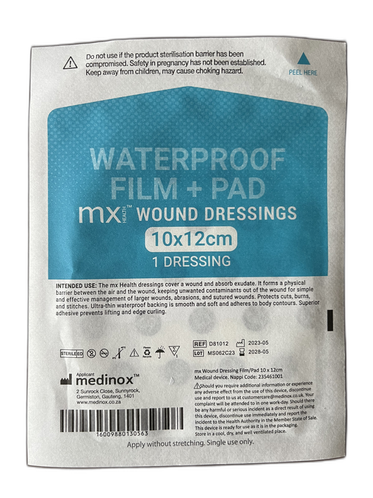MX Waterproof Wound Dressing 10cm x 6cm, 1's