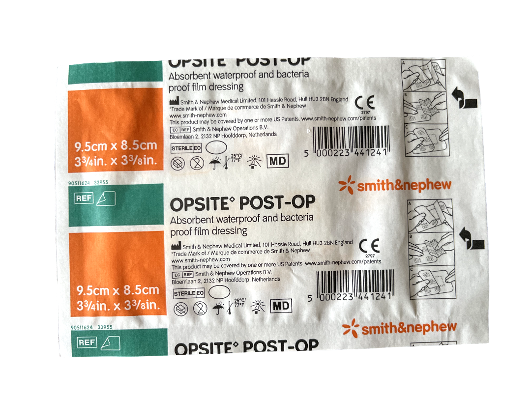 Opsite Post-Op 9.5cm x 8.5cm, 1's