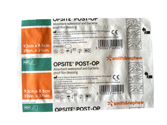 Opsite Post-Op 9.5cm x 8.5cm, 1's