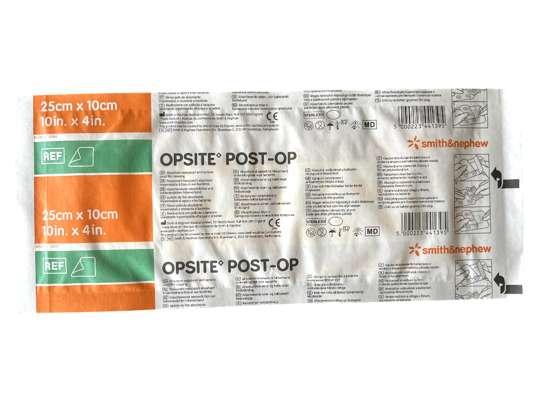 Opsite Post-Op 25cm x 10cm, 1's