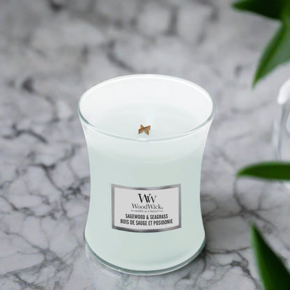 WoodWick - Sagewood & Seagrass