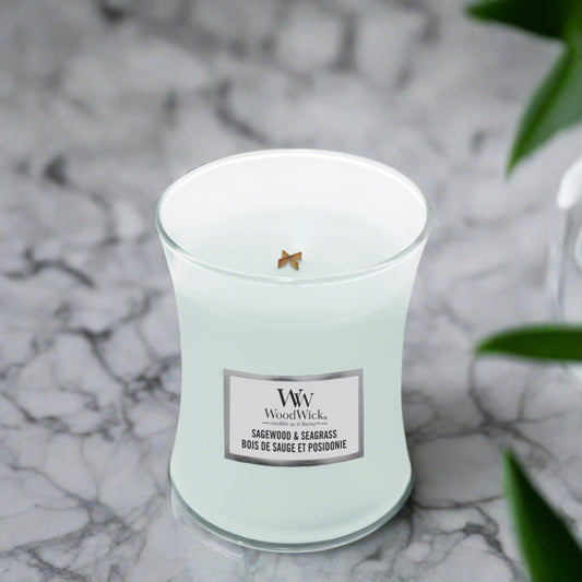 WoodWick - Sagewood & Seagrass